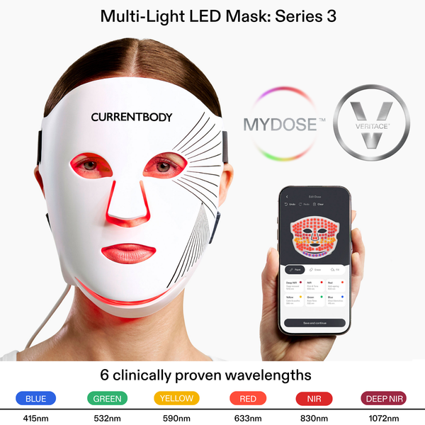 Red Light Therapy Mask | LED Face Mask | CurrentBody USA